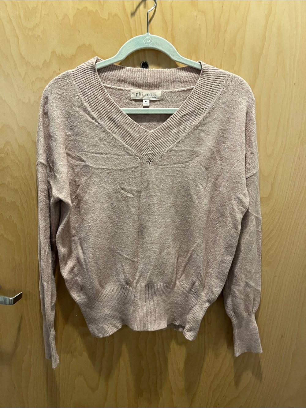 Philosophy Blush V-Neck Women's Sweater